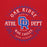 Close-up view of Oak Ridge High School War Eagles Red Classic Unisex Hoodie 201