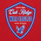 Close-up view of Oak Ridge High School War Eagles Red Classic Unisex Hoodie 225