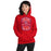 Woman wearing Oak Ridge High School War Eagles Red Classic Unisex Hoodie 207