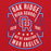 Close-up view of Oak Ridge High School War Eagles Red Classic Unisex Hoodie 207