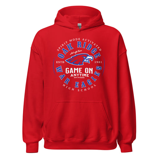 Oak Ridge High School War Eagles Red Classic Unisex Hoodie 214