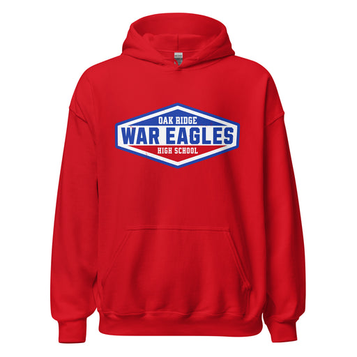 Oak Ridge High School War Eagles Red Classic Unisex Hoodie 009