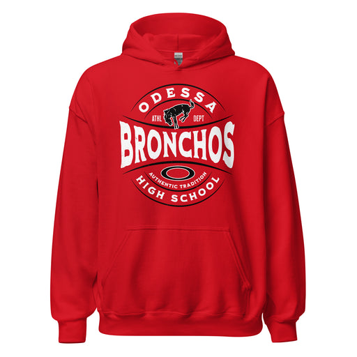 Odessa High School Bronchos Red Classic Unisex Hoodie 218