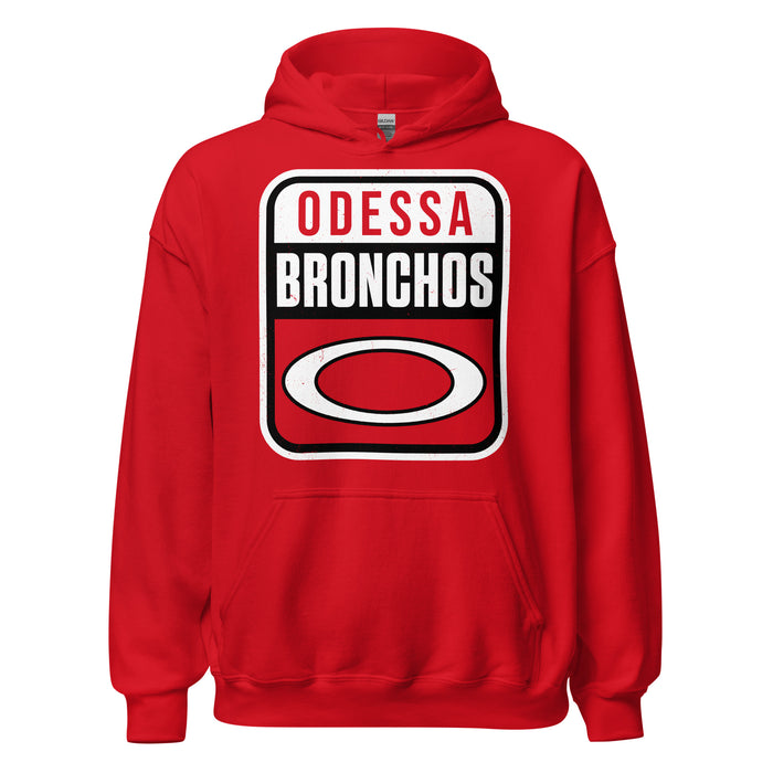 Odessa High School Bronchos Red Classic Unisex Hoodie 001