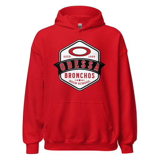 Odessa High School Bronchos Red Classic Unisex Hoodie 209