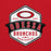 Close-up view of Odessa High School Bronchos Red Classic Unisex Hoodie 209
