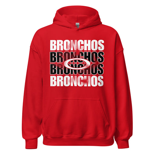 Odessa High School Bronchos Red Classic Unisex Hoodie 233