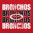 Close-up view of Odessa High School Bronchos Red Classic Unisex Hoodie 233