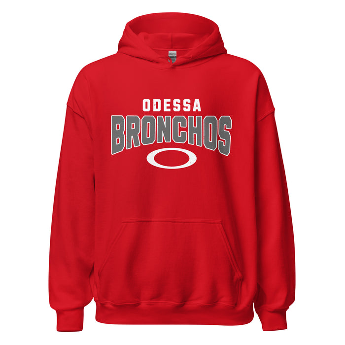 Odessa High School Bronchos Red Classic Unisex Hoodie 234