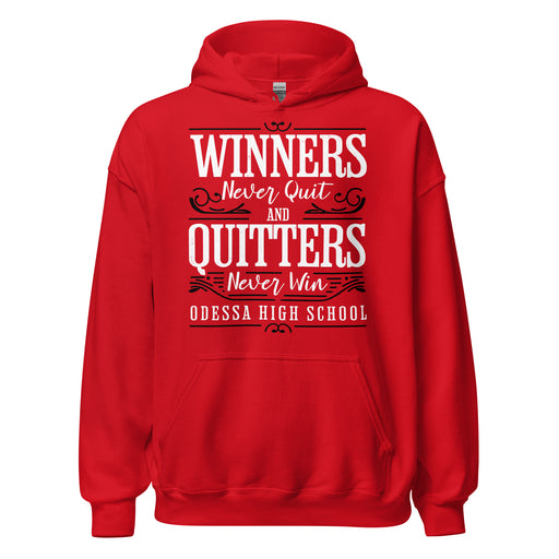 Odessa High School Bronchos Red Classic Unisex Hoodie 237