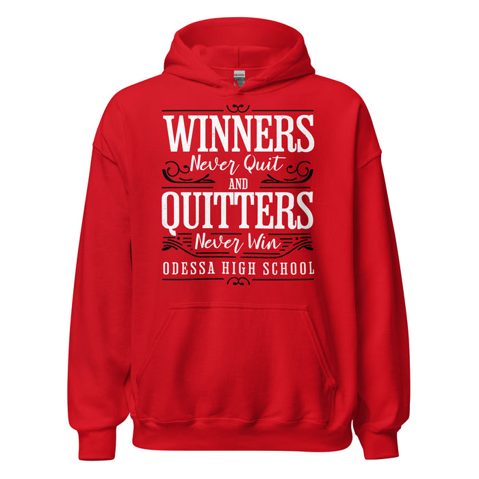 Odessa High School Bronchos Red Classic Unisex Hoodie 237