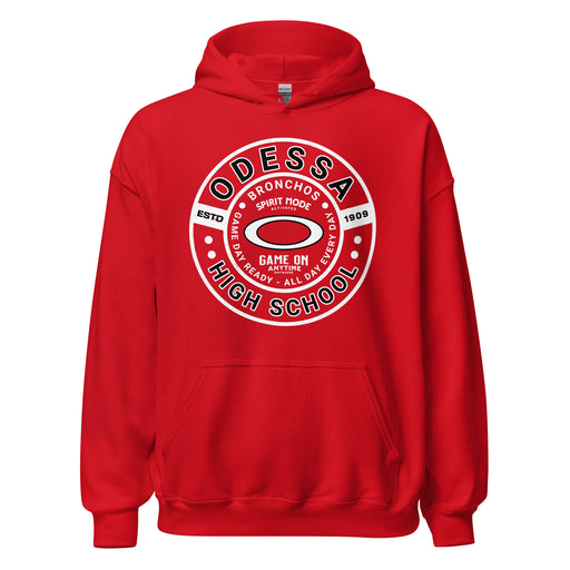 Odessa High School Bronchos Red Classic Unisex Hoodie 239