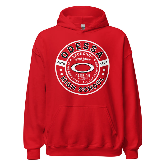 Odessa High School Bronchos Red Classic Unisex Hoodie 239