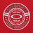 Close-up view of Odessa High School Bronchos Red Classic Unisex Hoodie 239