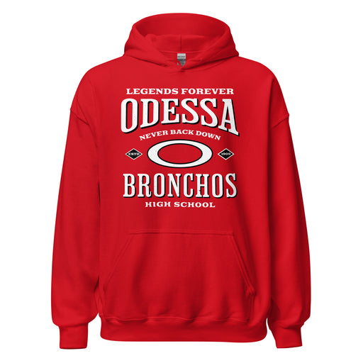 Odessa High School Bronchos Red Classic Unisex Hoodie 230
