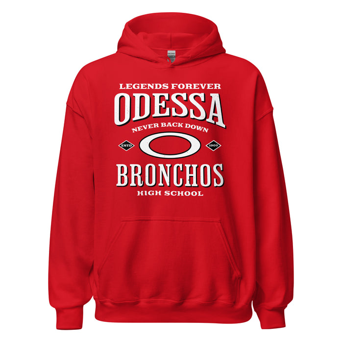 Odessa High School Bronchos Red Classic Unisex Hoodie 230
