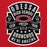 Close-up view of Odessa High School Bronchos Red Classic Unisex Hoodie 207