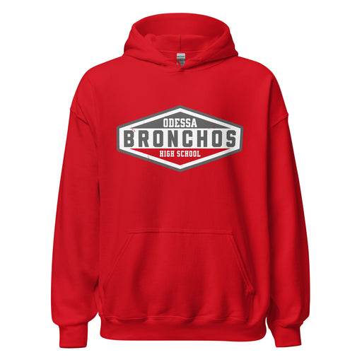 Odessa High School Bronchos Red Classic Unisex Hoodie 009