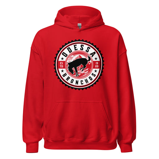Odessa High School Bronchos Red Classic Unisex Hoodie 203