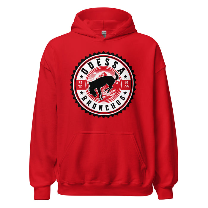 Odessa High School Bronchos Red Classic Unisex Hoodie 203
