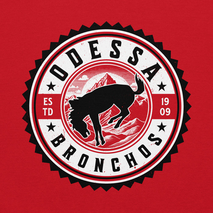 Odessa High School Bronchos Red Classic Unisex Hoodie 203