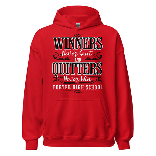 Porter High School Spartans Red Classic Unisex Hoodie 237