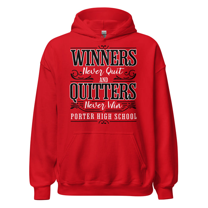 Porter High School Spartans Red Classic Unisex Hoodie 237