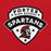 Porter High School Spartans logo on a red background - classic hoodie design 221
