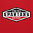 Close-up view of Porter High School Spartans Red Classic Unisex Hoodie 009