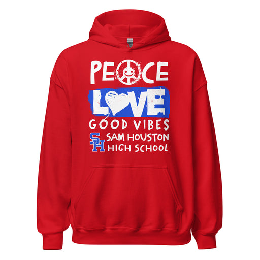 Sam Houston High School Texans Red Classic Unisex Hoodie 240