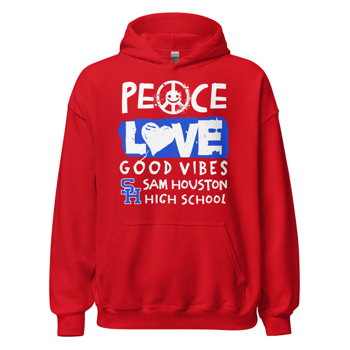 Sam Houston High School Texans Red Classic Unisex Hoodie 240