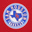 Close-up view of Sam Houston High School Texans Red Classic Unisex Hoodie 220