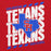 Close-up view of Sam Houston High School Texans Red Classic Unisex Hoodie 223