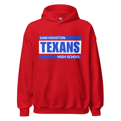Sam Houston High School Texans Red Classic Unisex Hoodie 098