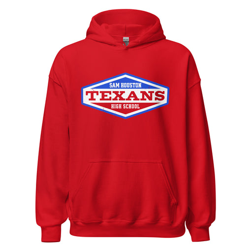 Sam Houston High School Texans Red Classic Unisex Hoodie 009