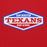 Close-up view of Sam Houston High School Texans Red Classic Unisex Hoodie 009