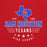 Close-up view of Sam Houston High School Texans Red Classic Unisex Hoodie 217