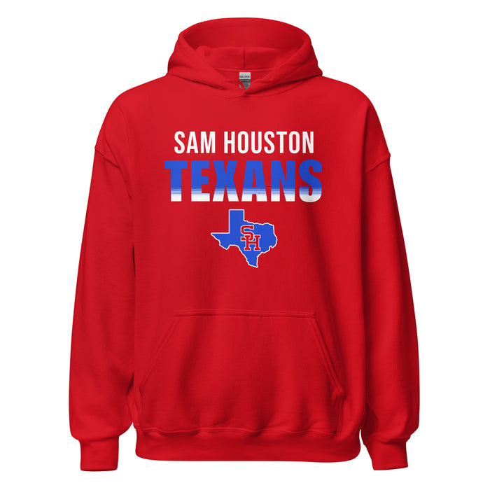 Sam Houston High School Texans Red Classic Unisex Hoodie 024