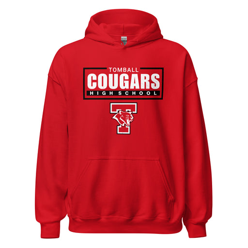 Tomball High School Cougars Red Classic Unisex Hoodie 049
