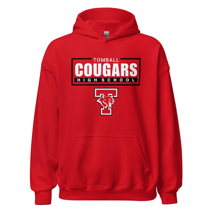 Tomball High School Cougars Red Classic Unisex Hoodie 049