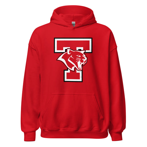 Tomball High School Cougars Red Classic Unisex Hoodie 200