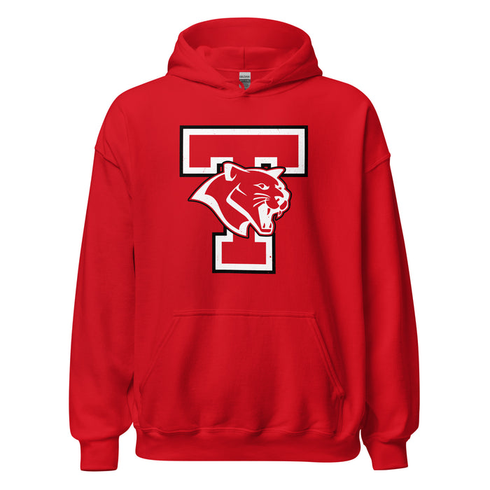 Tomball High School Cougars Red Classic Unisex Hoodie 200