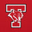 Close-up view of Tomball High School Cougars Red Classic Unisex Hoodie 200