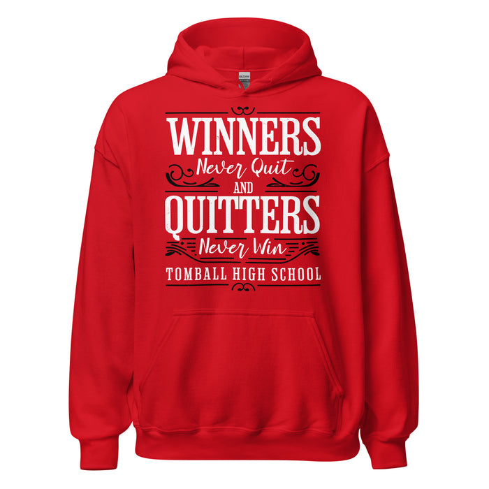 Tomball High School Cougars Red Classic Unisex Hoodie 237