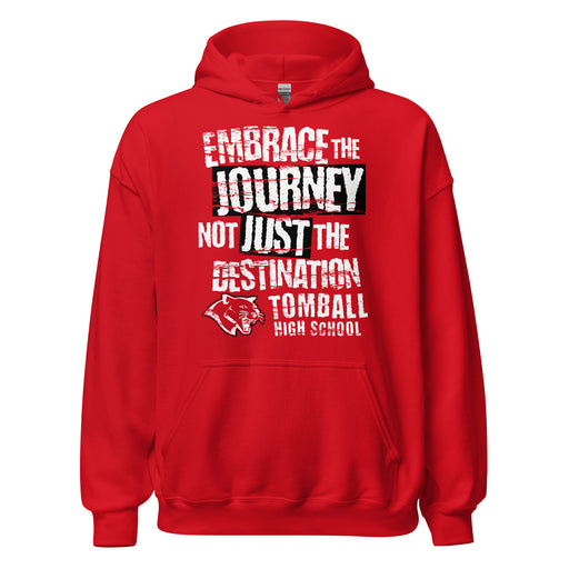 Tomball High School Cougars Red Classic Unisex Hoodie 232