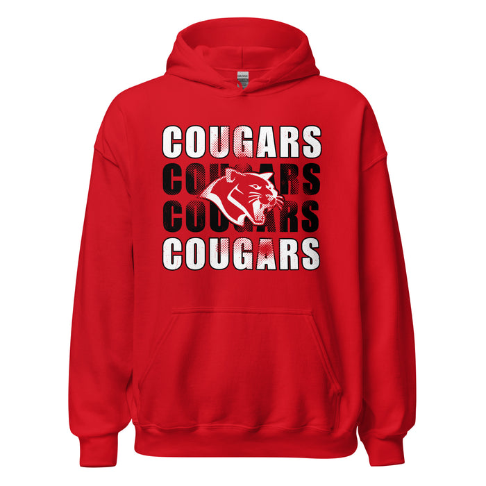 Tomball High School Cougars Red Classic Unisex Hoodie 233