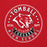 Close-up view of Tomball High School Cougars Red Classic Unisex Hoodie 215