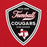 Close-up view of Tomball High School Cougars Red Classic Unisex Hoodie 225