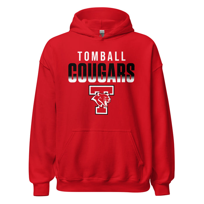 Tomball High School Cougars Red Classic Unisex Hoodie 024