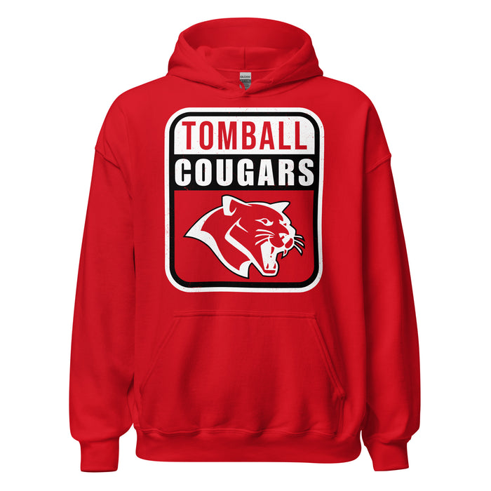 Tomball High School Cougars Red Classic Unisex Hoodie 001